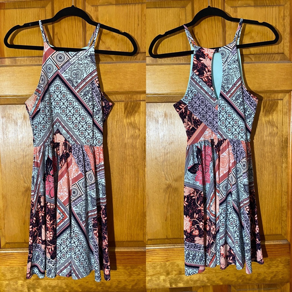 Maurices high neck skater dress